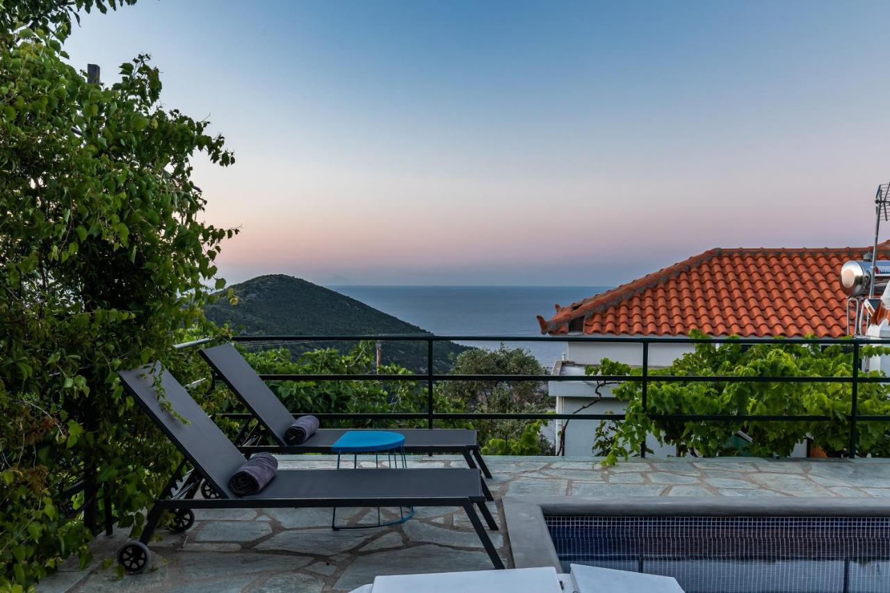 Villa Margini, Aegean Views , Pool Villa, Skopelos Ngoại thất bức ảnh