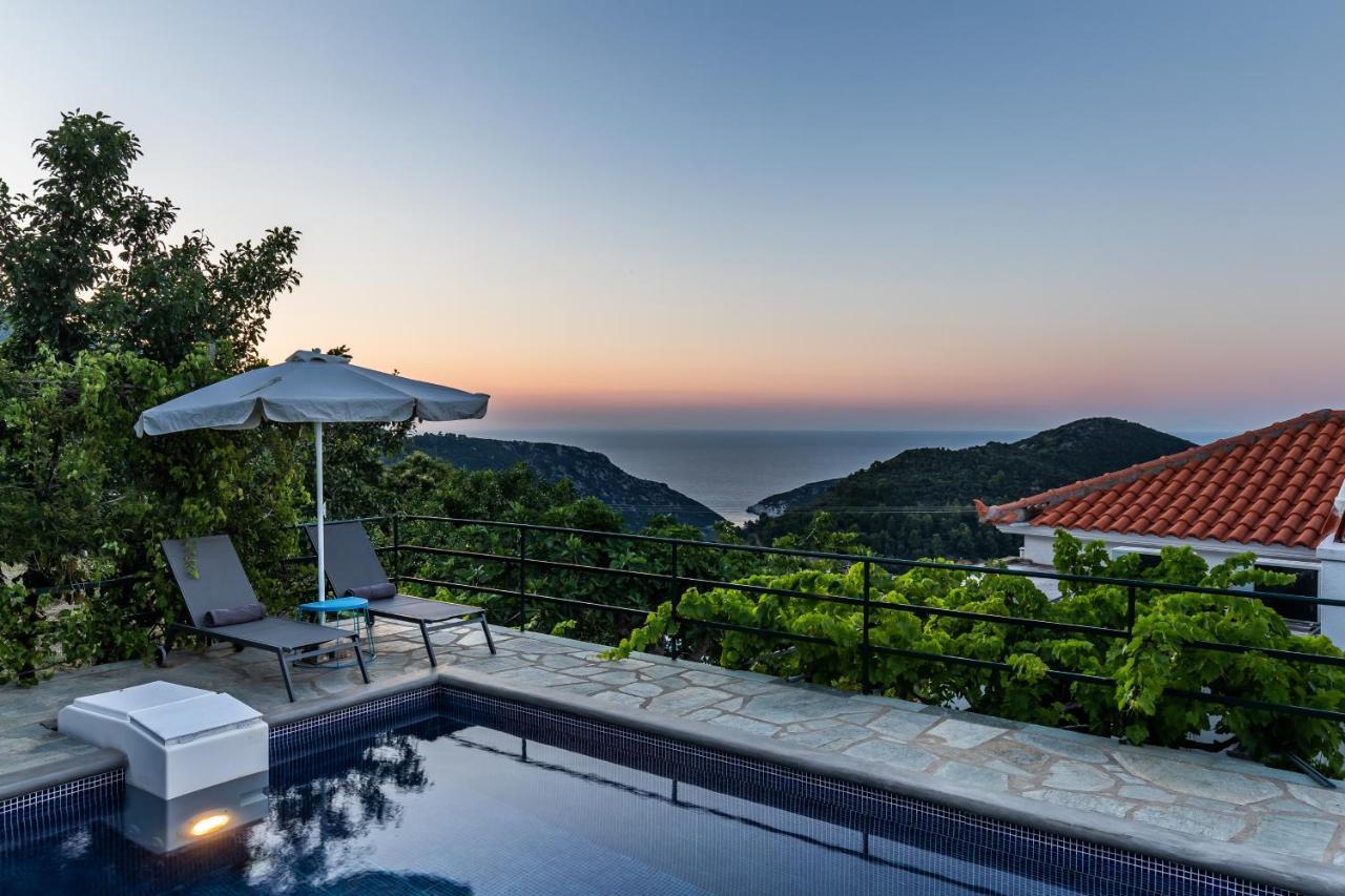 Villa Margini, Aegean Views , Pool Villa, Skopelos Ngoại thất bức ảnh