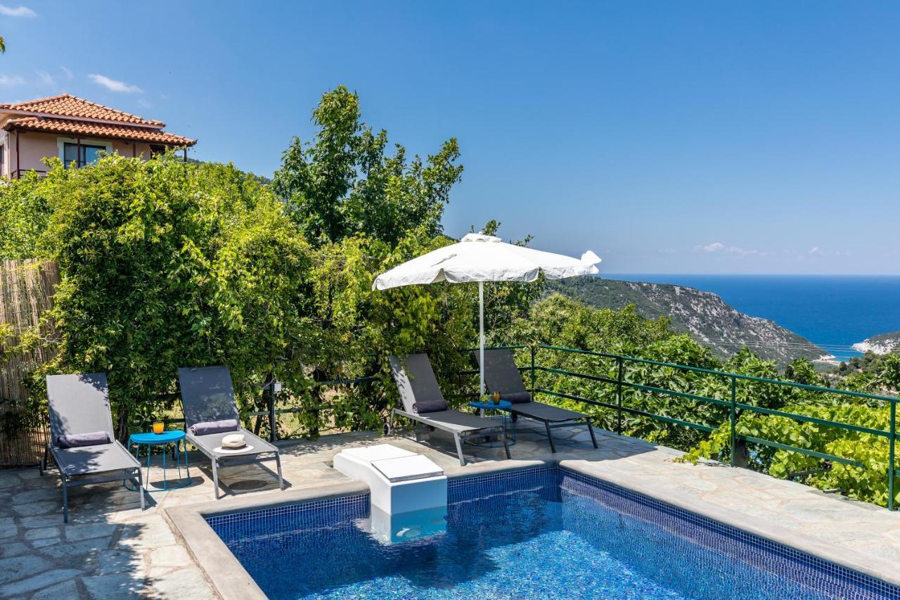 Villa Margini, Aegean Views , Pool Villa, Skopelos Ngoại thất bức ảnh