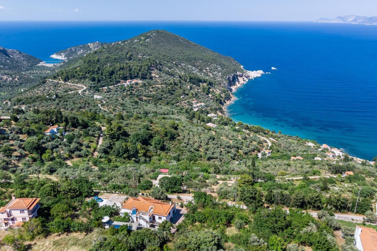 Villa Margini, Aegean Views , Pool Villa, Skopelos Ngoại thất bức ảnh