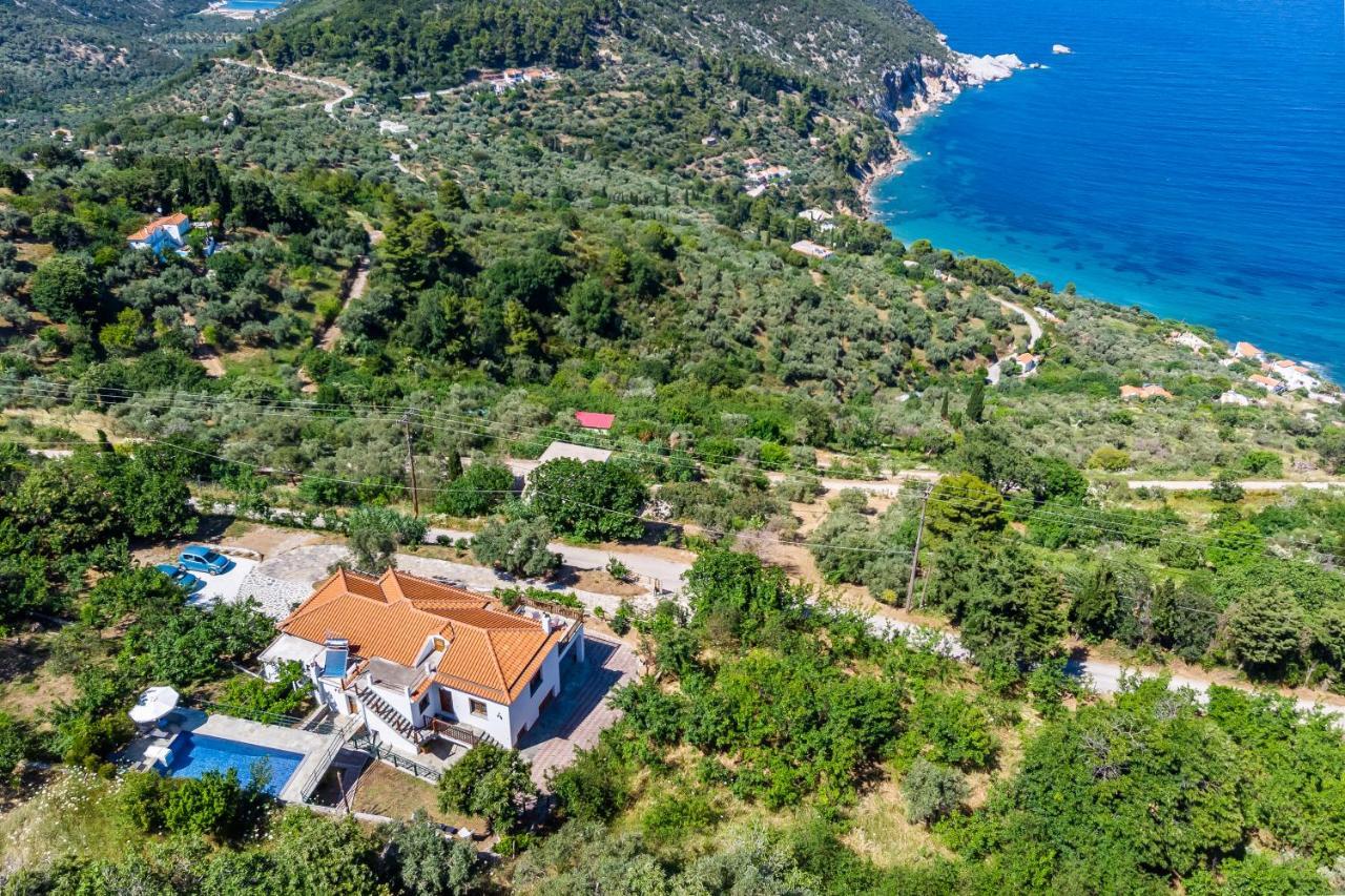 Villa Margini, Aegean Views , Pool Villa, Skopelos Ngoại thất bức ảnh